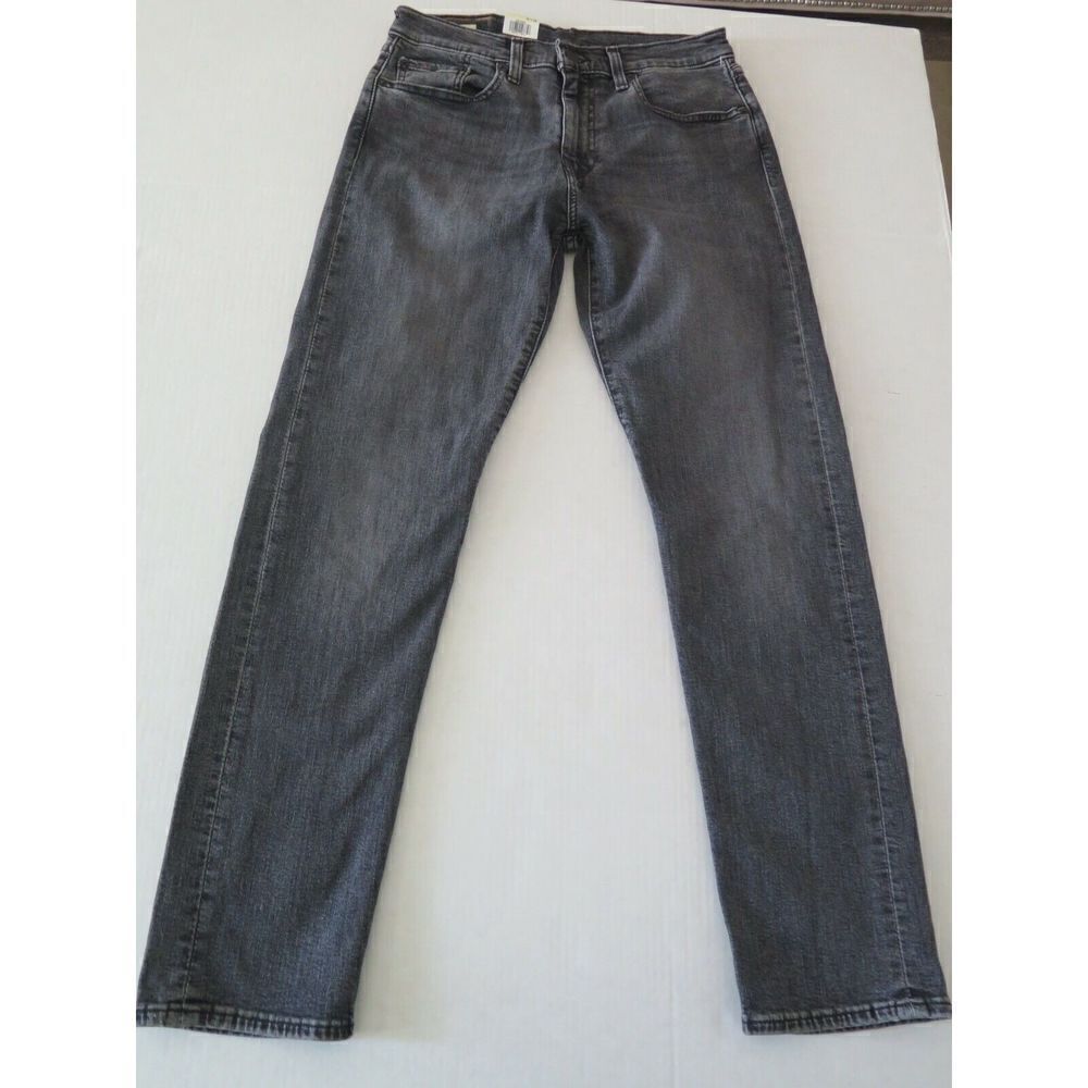 Levi 510 Mens Sz 34"x34" Skinny Faded Washed Black Jeans Stretch Pants $89